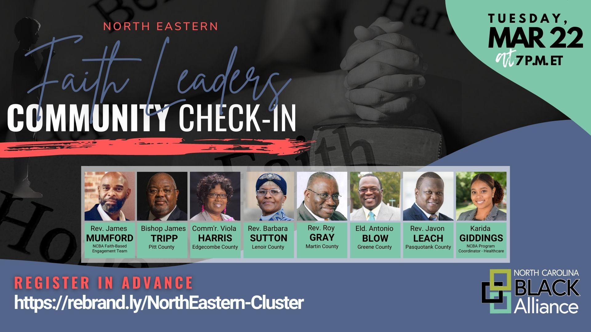 Northeastern Cluster Meeting - March 22