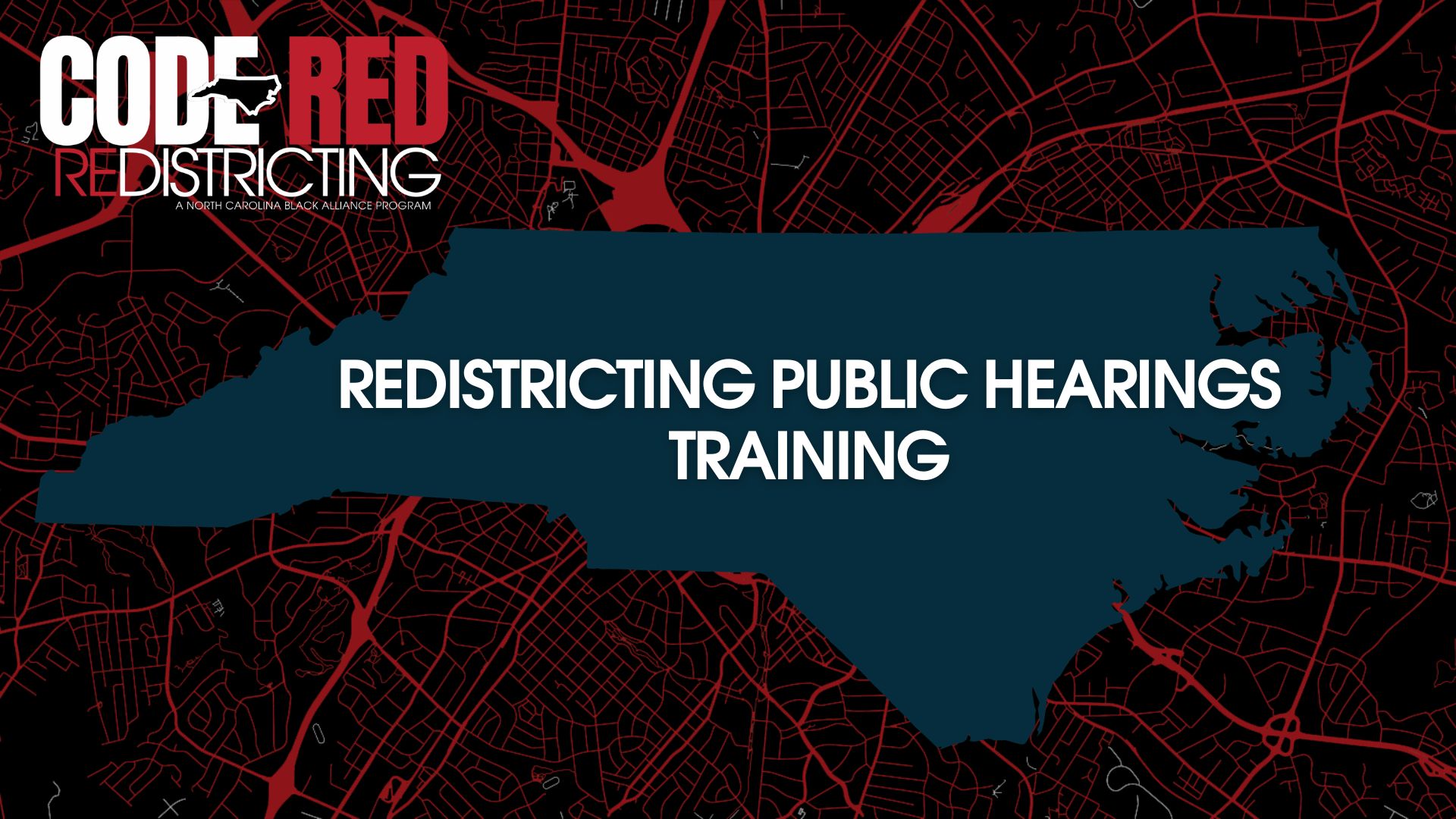 Redistricting Public Hearing Training