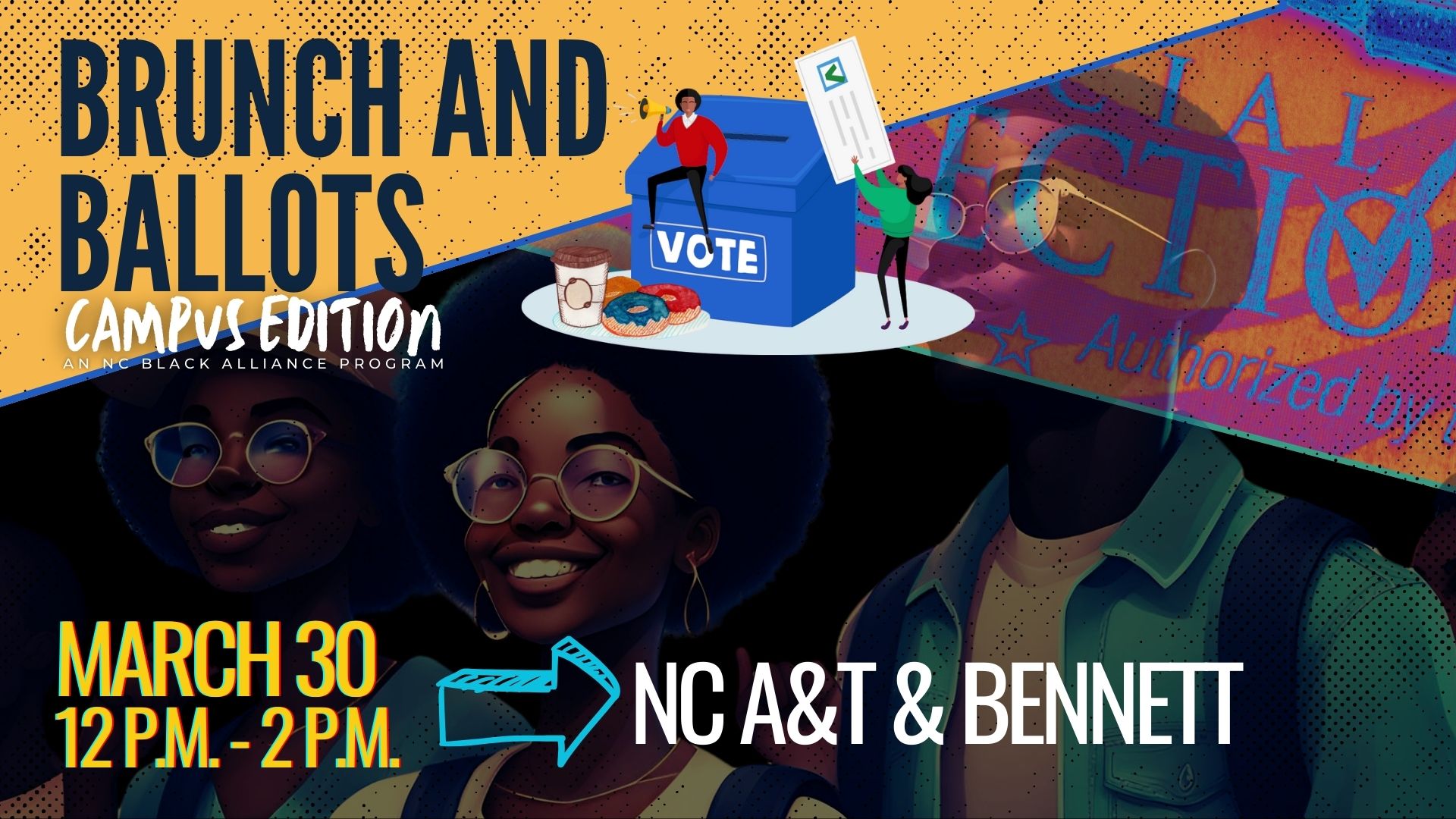 Brunch and Ballots Campus Edition NC A&T and Bennett