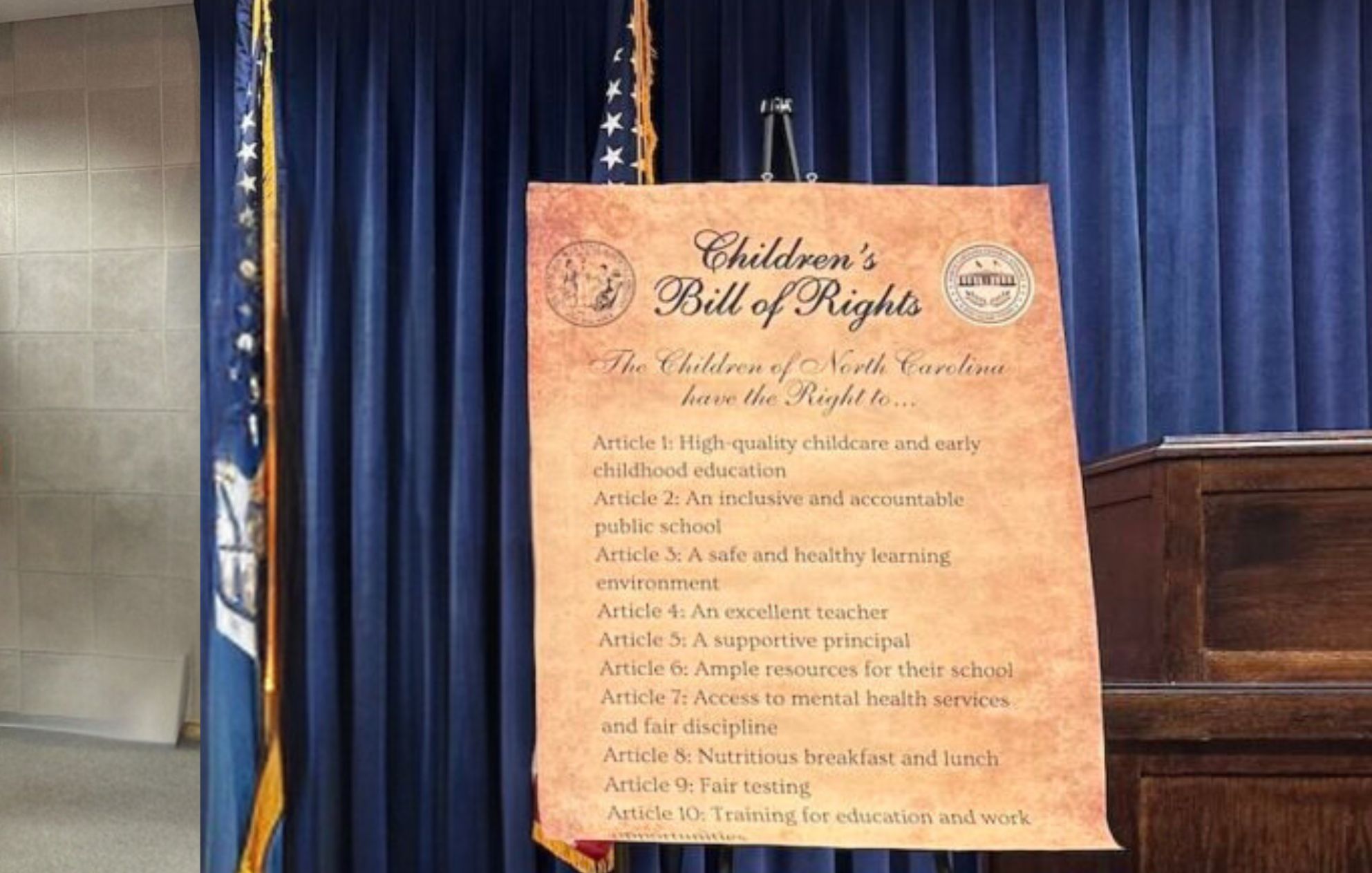 NC Children's Bill of Rights