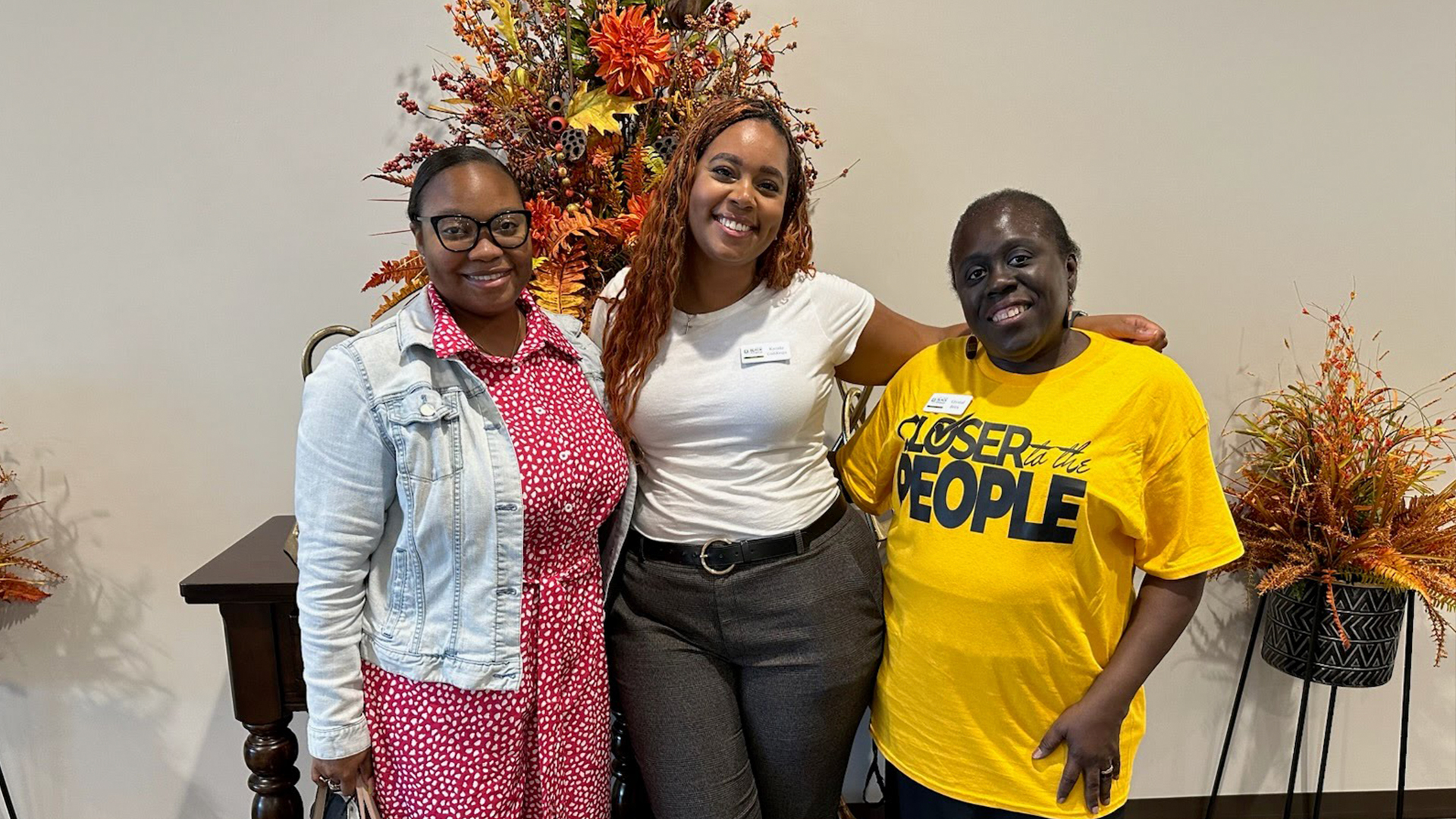 Jovita Lee, Ed.D., Karida Giddings, and Crystal Biles