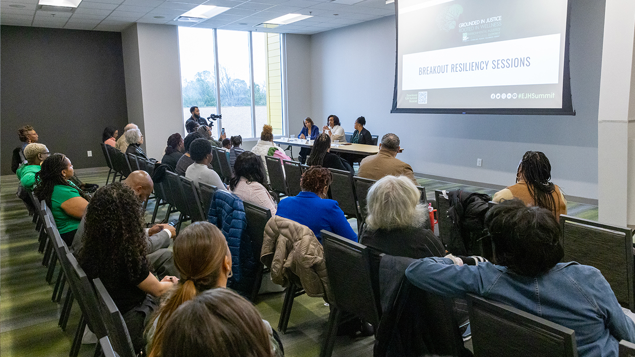 Attendees at a breakout session