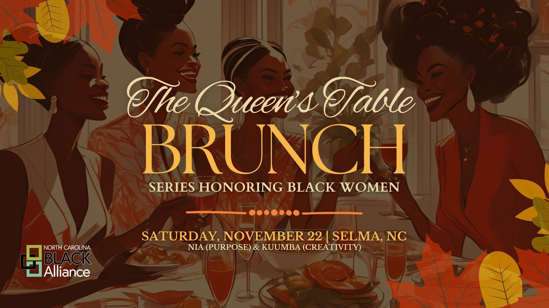 Queens Table Brunch selma NC November 1 at 11am