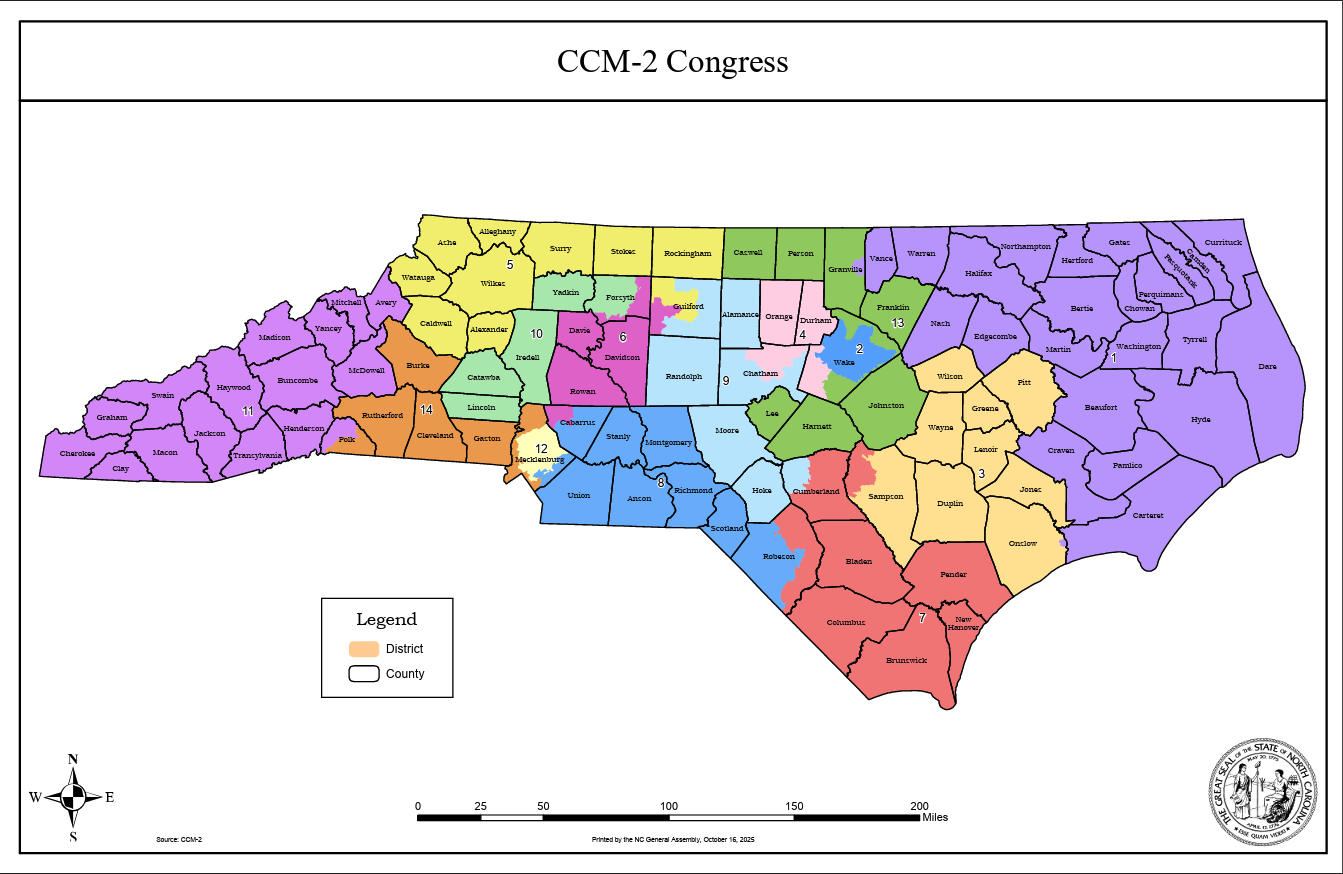 proposed NC Congressional map