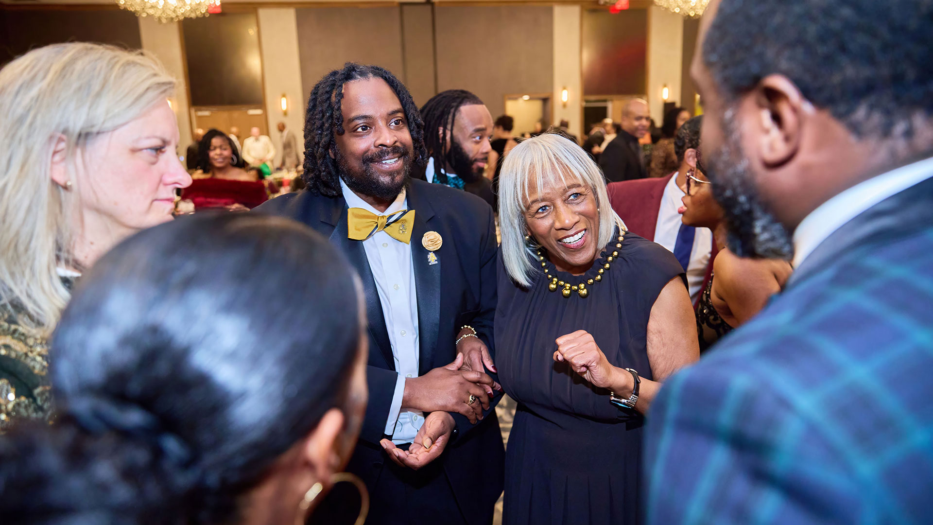 Marcus Bass and Dr. Paulette Dillard