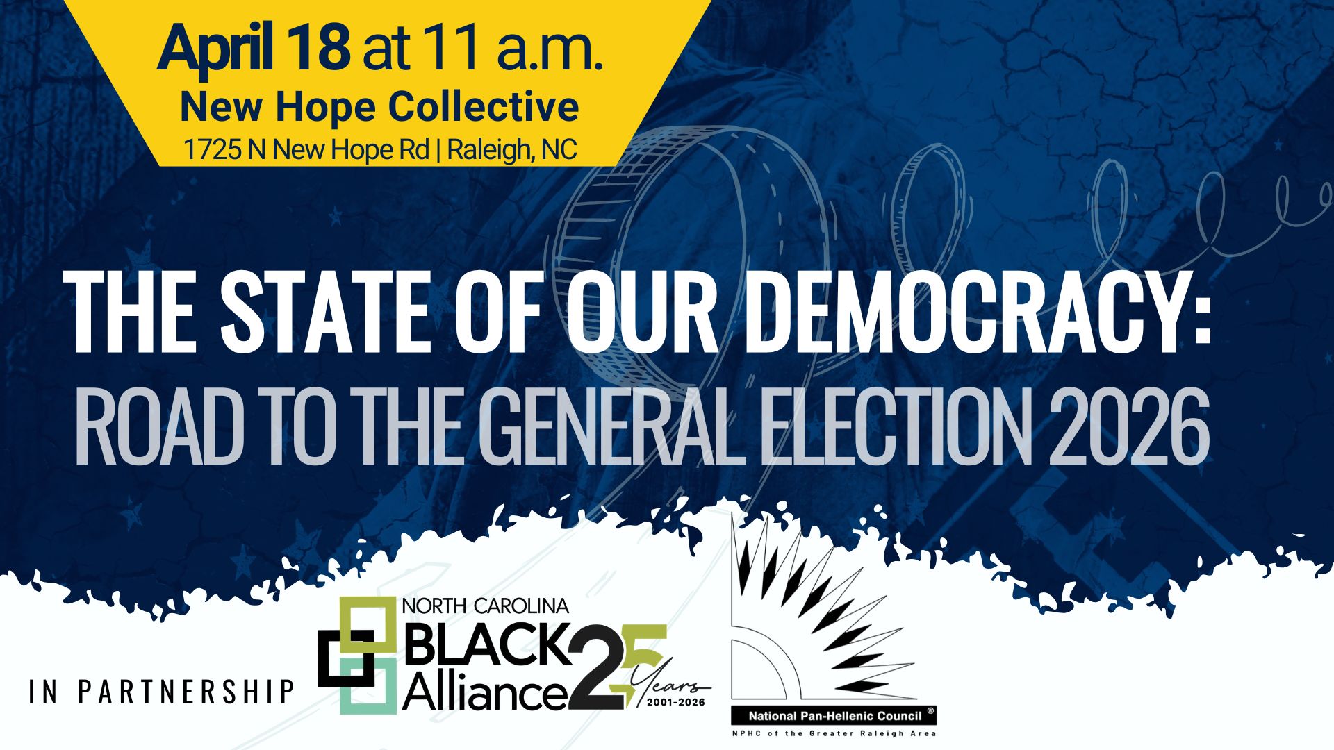 State of our democracy April 18 2026