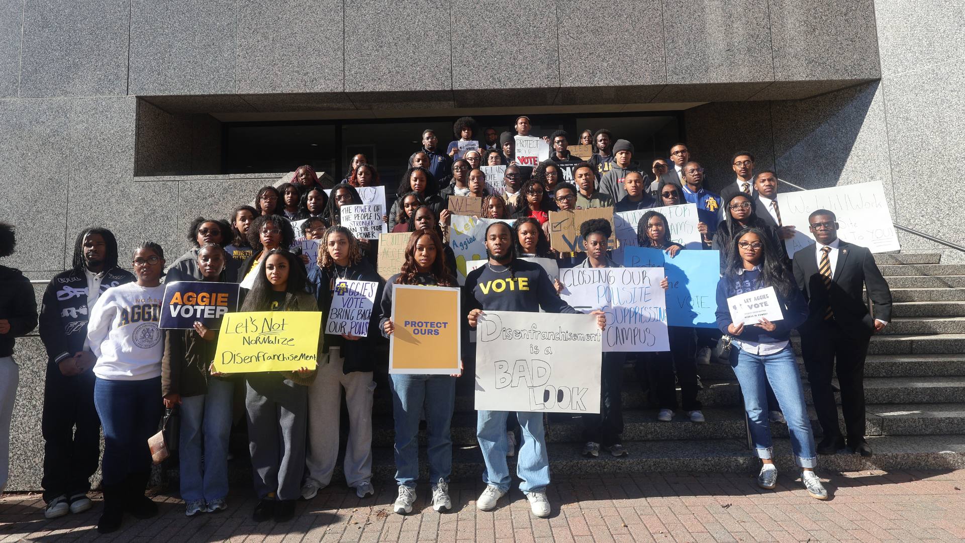 NC A&T students
