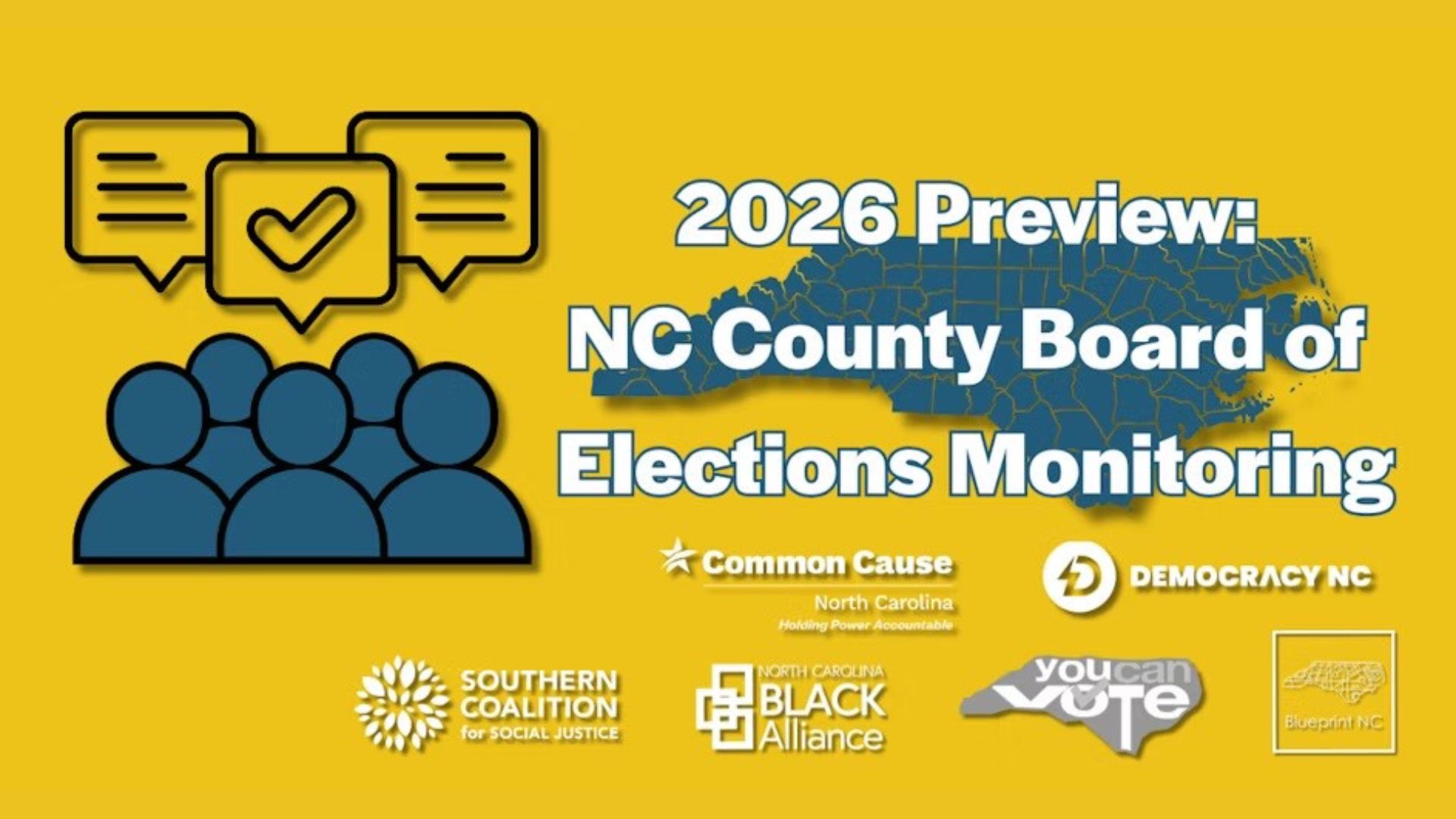 2026 Preview: NC county Board of Elections Monitoring