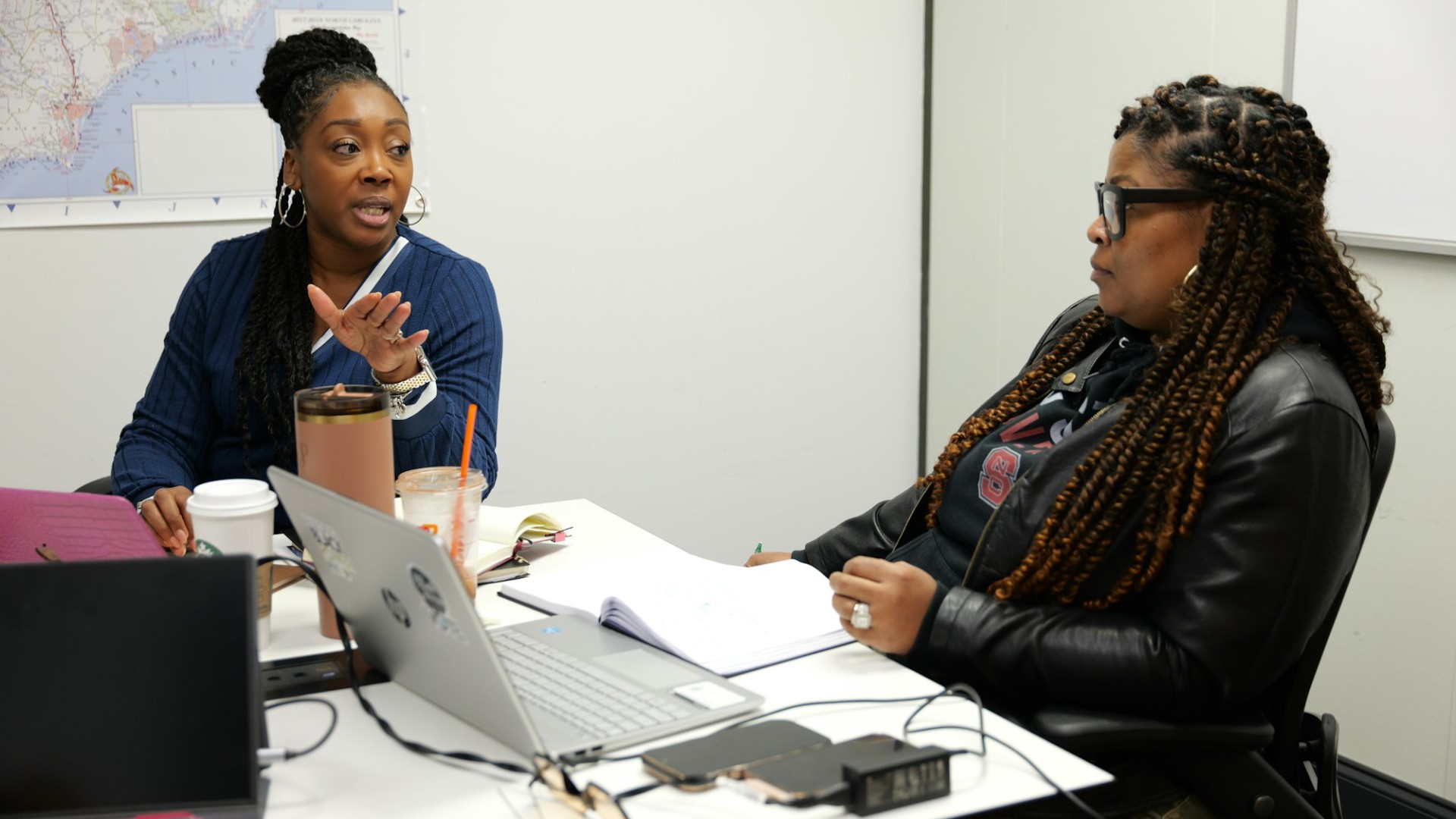 Marcus Bass and Dr. Paulette Dillard