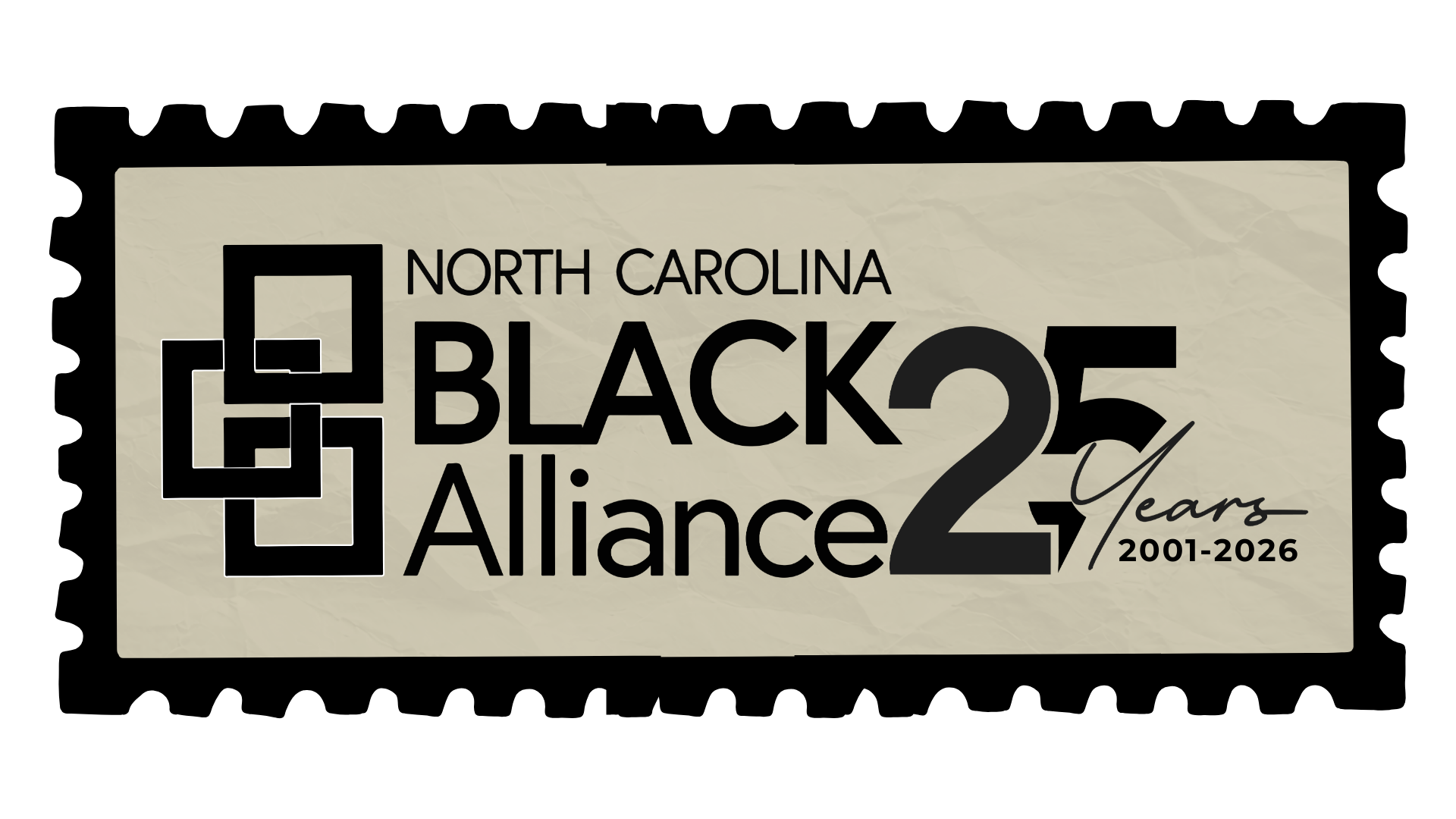 NCBA25thAnniversary BrunchLogo - North Carolina Black Alliance NC Black Alliance 25 Years Brunch Logo