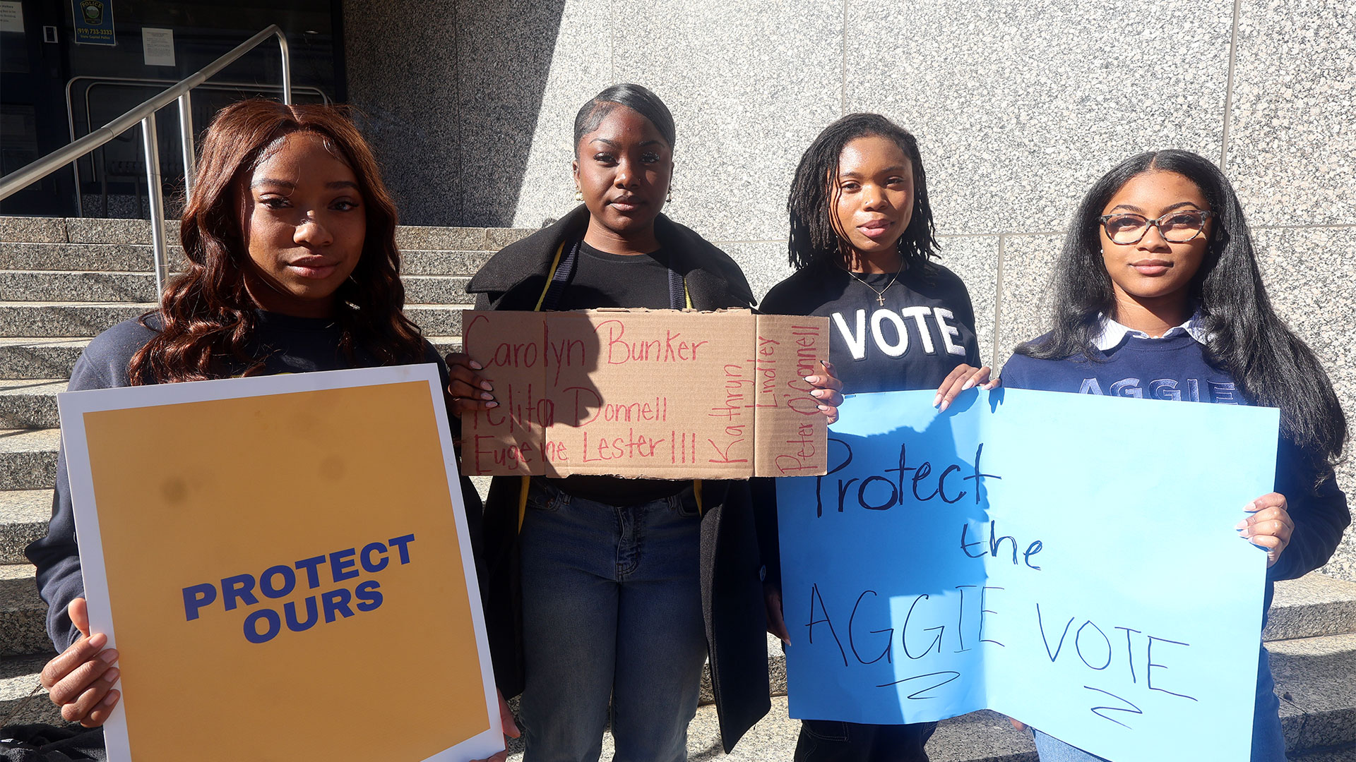 IMG_4786-web - North Carolina Black Alliance NC A&T students at Guilford County Board of Elections