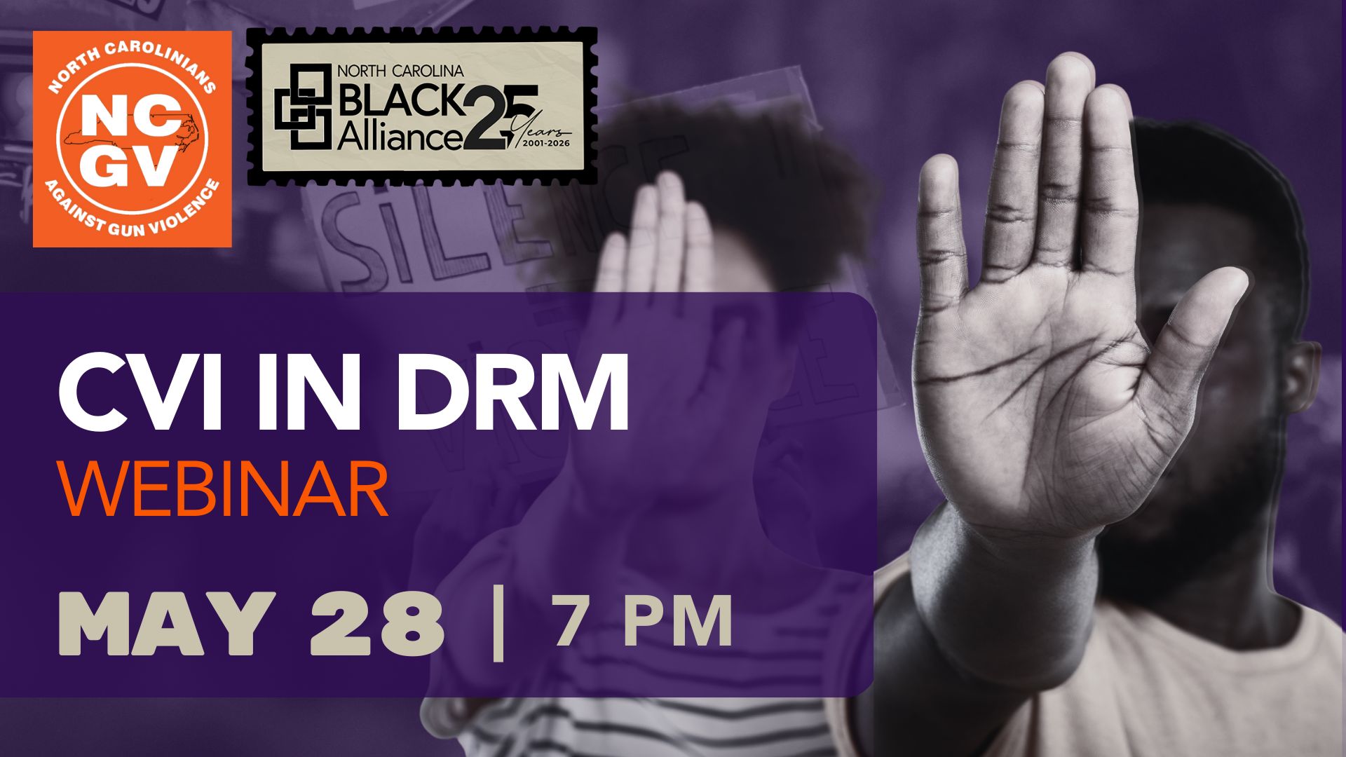 CVI in DRM on May 28 webinar