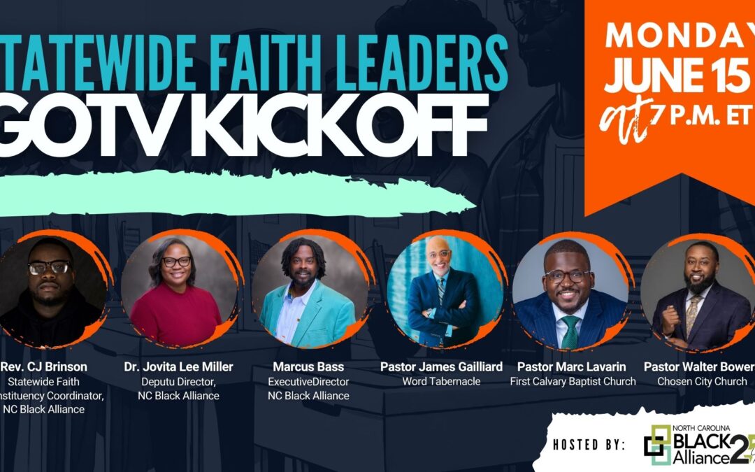 Statewide Faith Leaders GOTV Kickoff