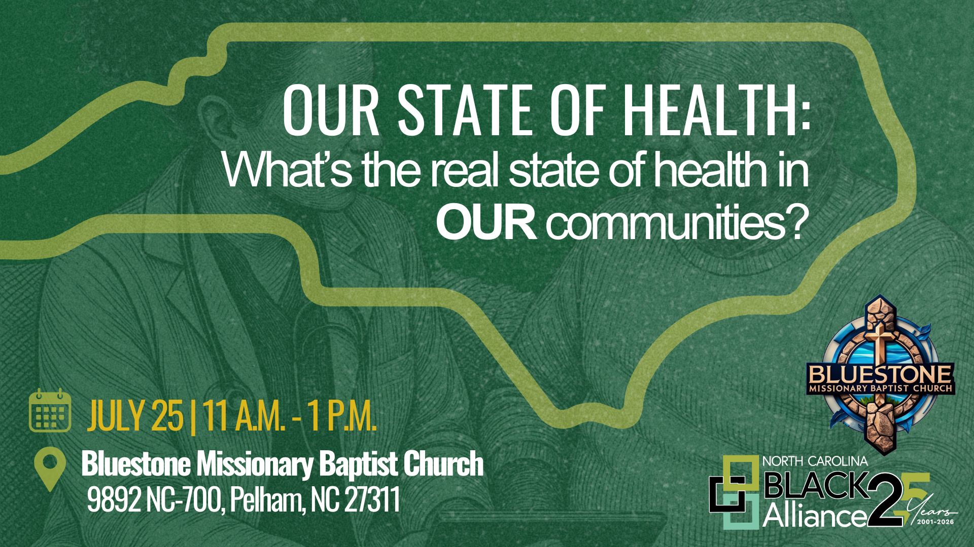 our state of health july 25 11am to 1pm