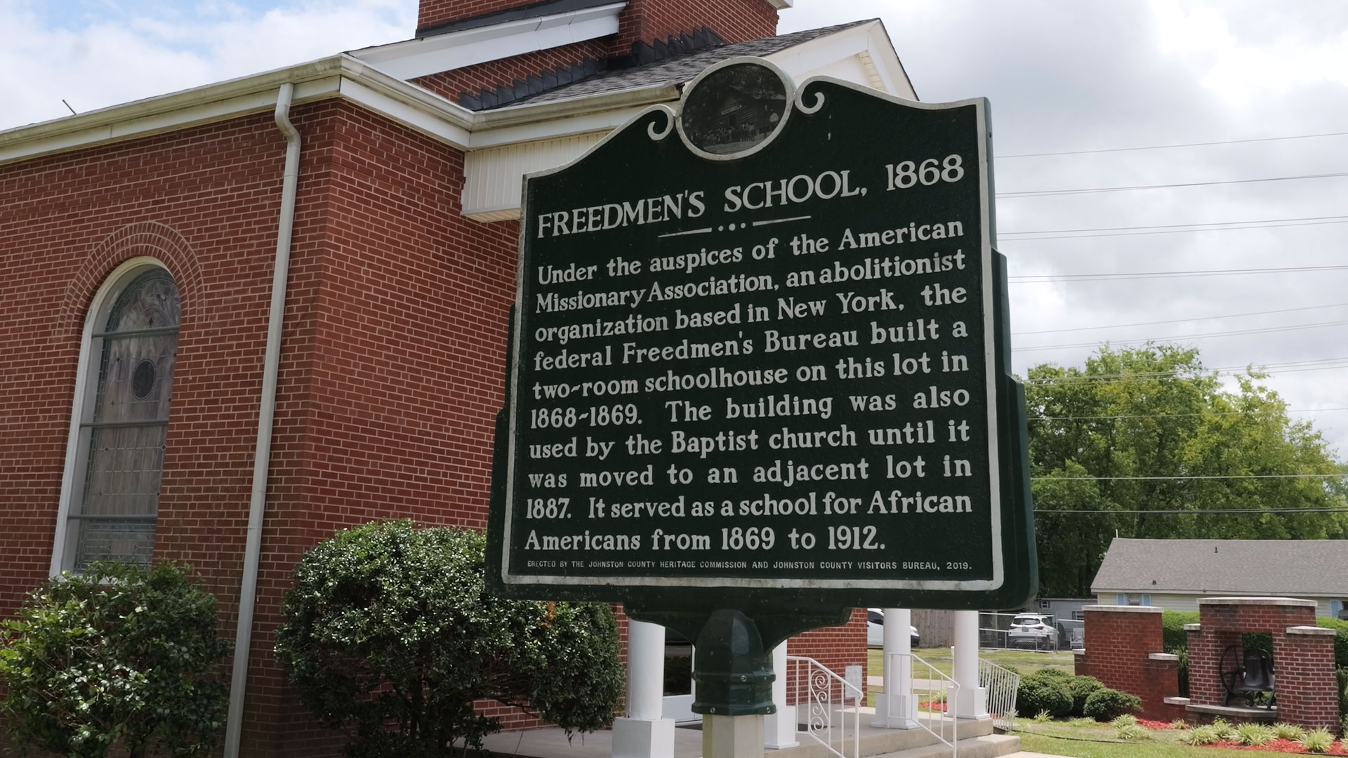 Freedmen's School Sign