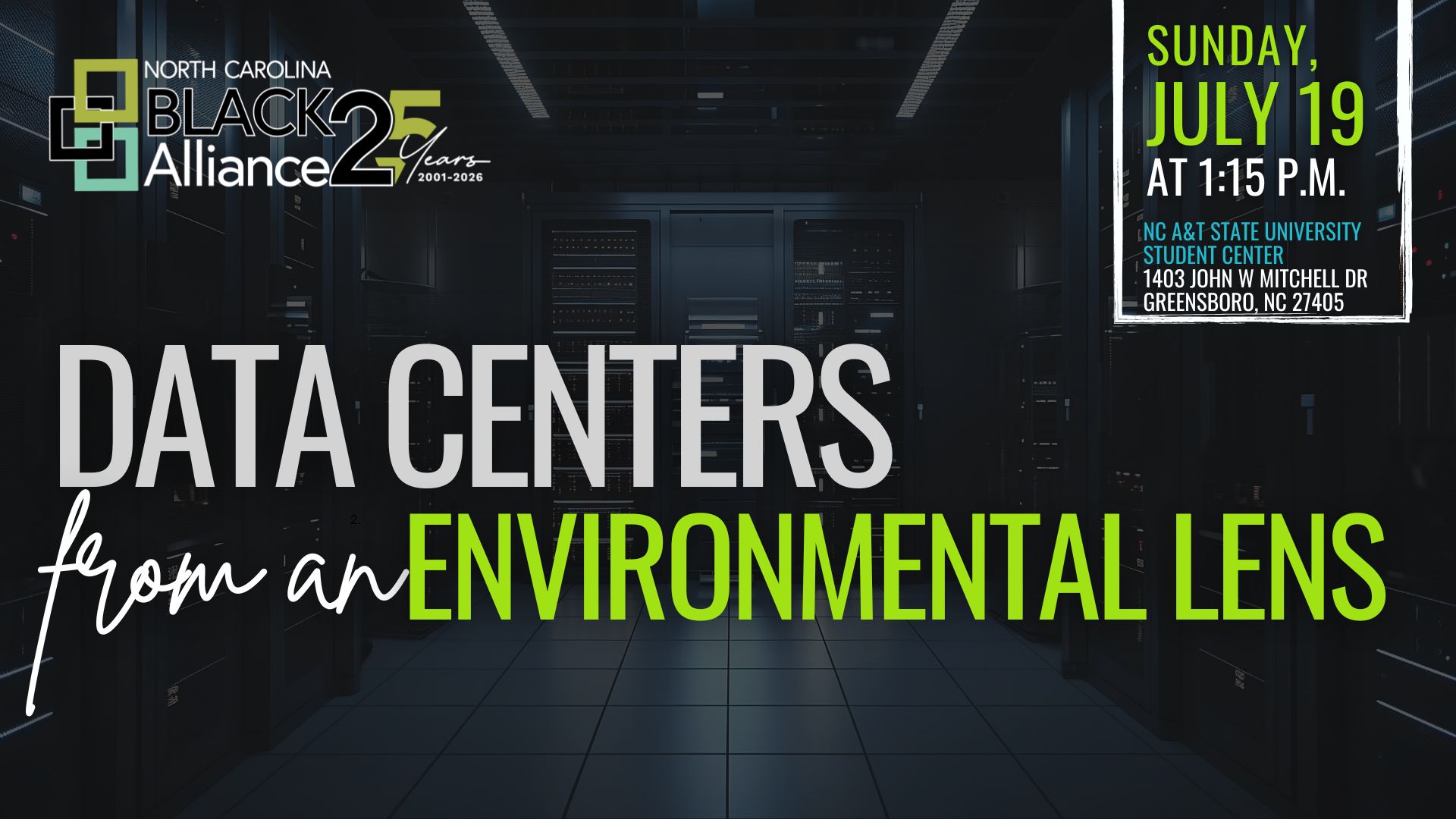 Data Centers from an environmental lens july 19